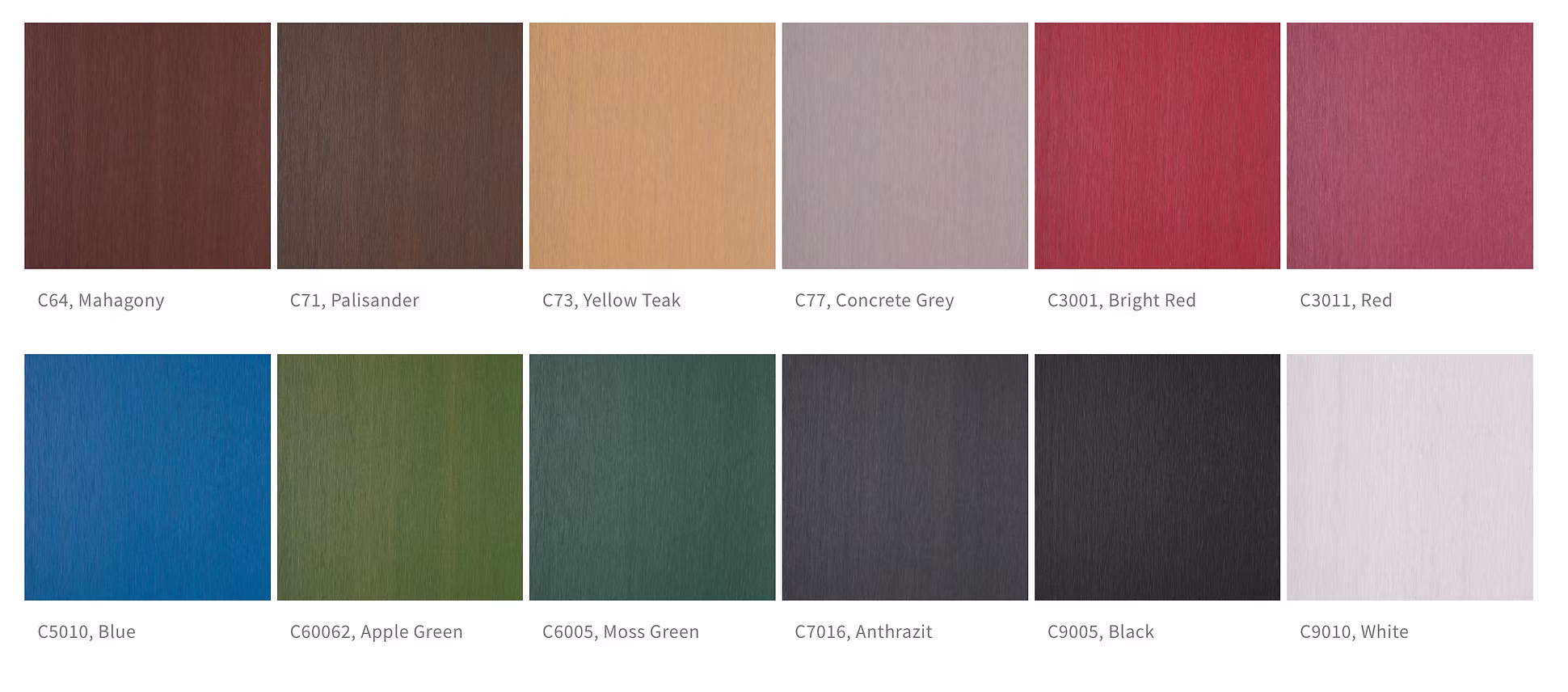 Resysta Color Concept special colors part 2